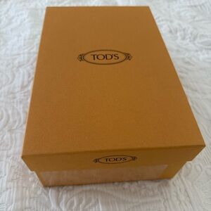 Authentic TOD's Sturdy Empty Shoe Box 10 X 7 X 4”